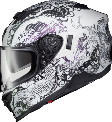 Scorpion - Scorpion EXO-T520 Nama-Sushi Helmet - T52-1112 - White/Chameleon - X-Small