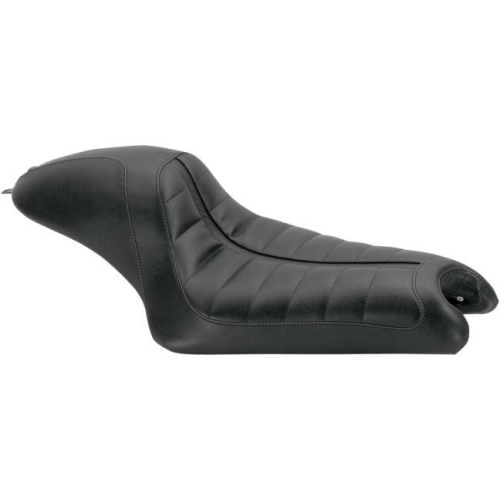 RSD - RSD Cafe Enzo Seat - Black Distressed Vinyl - Raised Detailing - 76913