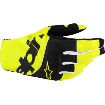 Alpinestars - Alpinestars Techstar Gloves - 3560125-155-M - Black/Yellow Fluo - Medium