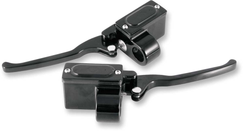 GMA Engineering - GMA Engineering Brake Master Cylinder Assembly for 1in. Handlebar - 5/8in. Bore - Black - GMA-HB-4-B