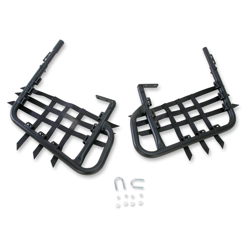 DG Performance - DG Performance Alloy Nerf Bars - Black Textured Bar - Black Web - 60-2205X