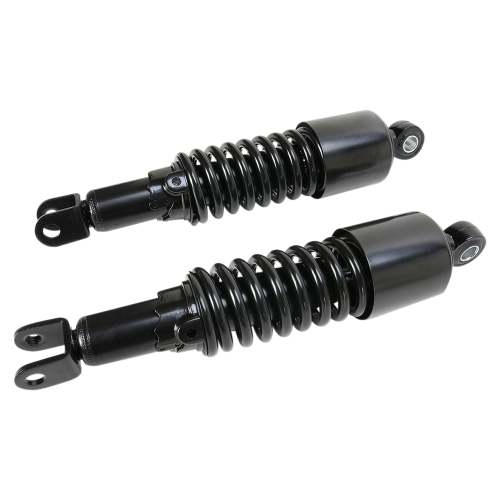 Emgo - Emgo Custom Clevis Lower Mounting Shorty Shocks - w/Shroud - Black/Black - 17-05694B