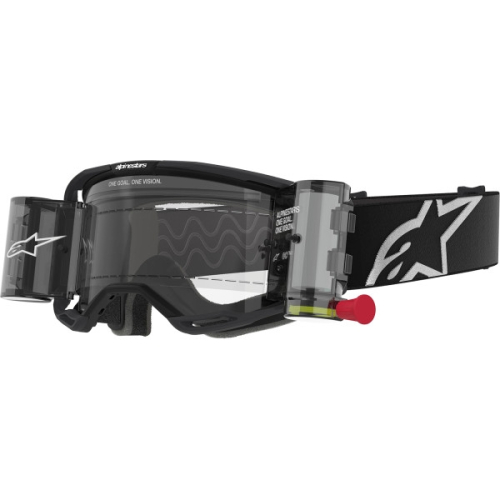 Alpinestars - Alpinestars Vision 8 Corp Roll-Off Goggles - 5101125-1529 - Black/Clear Lens - OSFM