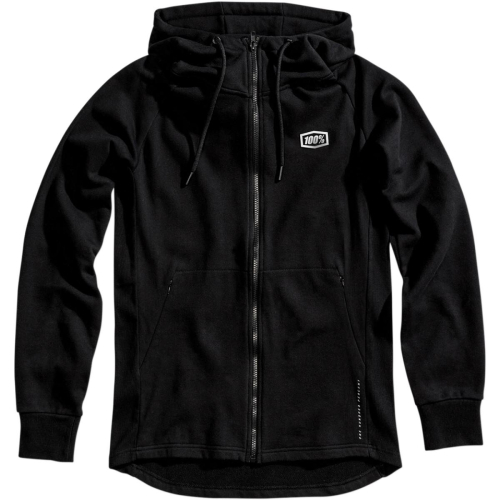 100% - 100% Stratosphere Fleece Zip Hoodie - 37003-001-11 - Black - Medium