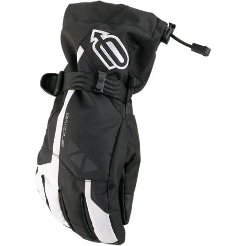 Arctiva - Arctiva Pivot Womens Gloves - 3341-0403 - Black/White - Large