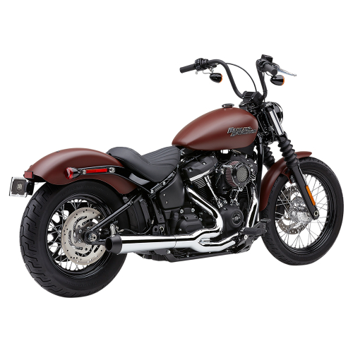 Cobra - Cobra El Diablo 4in. 2-Into-1 Exhaust System - Chrome - 6479