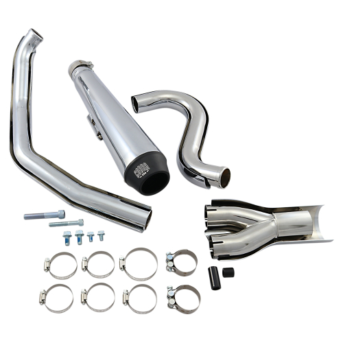 Cobra - Cobra El Diablo 3.5in. 2-Into-1 Exhaust System - Chrome - 6485