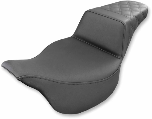 Saddlemen - Saddlemen Step-Up Rear LS Seat - Black - 808-07B-173