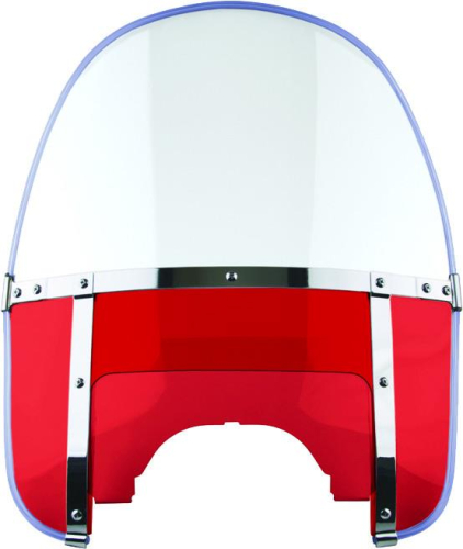 National Cycle - National Cycle Beaded Heavy Duty Windshield - Red - N2236