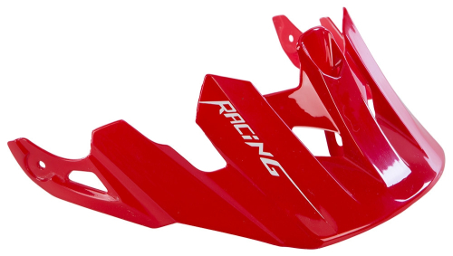 Fly Racing - Fly Racing Visor for Freestone Helmets - Gloss White/Red - 73-81903