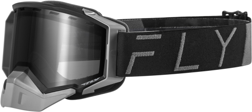 Fly Racing - Fly Racing Zone Pro Snow Goggles - FLB-24ZP5 - Black/Gray/Black Mirror Smoke Lens - OSFM