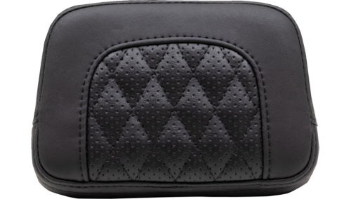 Mustang - Mustang Squareback Sissy Bar Pad - Diamond Stitch - Black - 88206