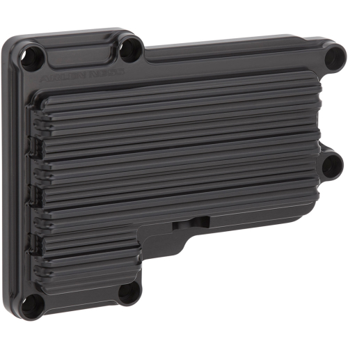 Arlen Ness - Arlen Ness 10-Gauge Transmission Side Cover - Black Anodized - 03-854