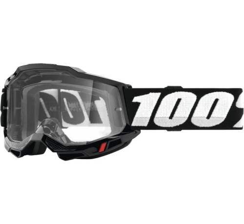 100% - 100% Accuri 2 OTG Goggles - 50018-00001 - Black / Clear Lens - OSFM