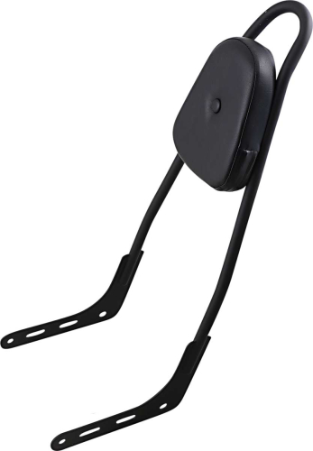 Motherwell - Motherwell One-Piece Skull Insert Sissy Bars - 25in. - Matte Black - 156T18-MB-SK-WP