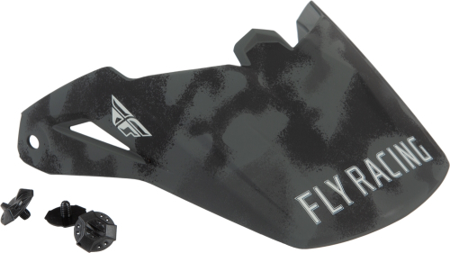 Fly Racing - Fly Racing Visor for Kinetic S.E. Tactic Helmets - Gray Camo - F73-88207
