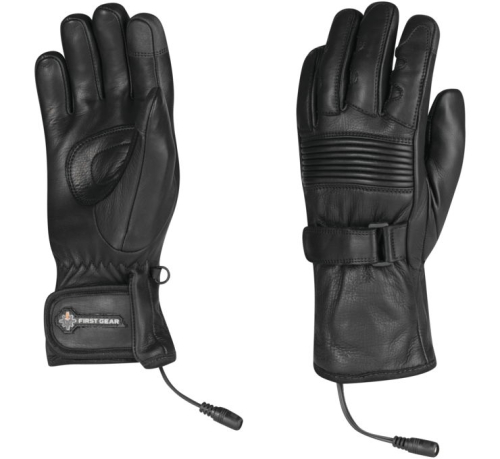 Firstgear - Firstgear Heated Rider Classic Womens Gloves - 527437 - Black - Medium
