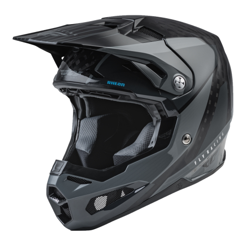 Fly Racing - Fly Racing Visor for Formula Helmets - YL/Sm - Prime Gray/Carbon - 73-47101S