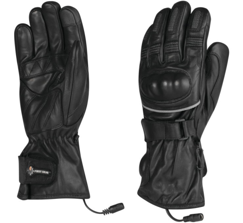 Firstgear - Firstgear Heated Ultimate Touring Gloves - 527442 - Black - X-Large