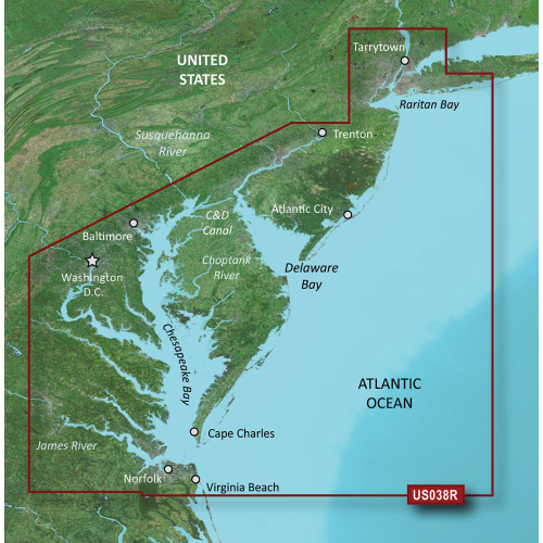 Garmin - Garmin BlueChart&reg; g3 Vision&reg; HD - VUS038R - New York - Chesapeake - microSD&trade;/SD&trade;