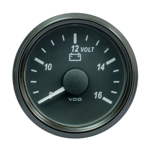 VDO - VDO SingleViu 52mm (2-1/16") Voltmeter f/12V Systems
