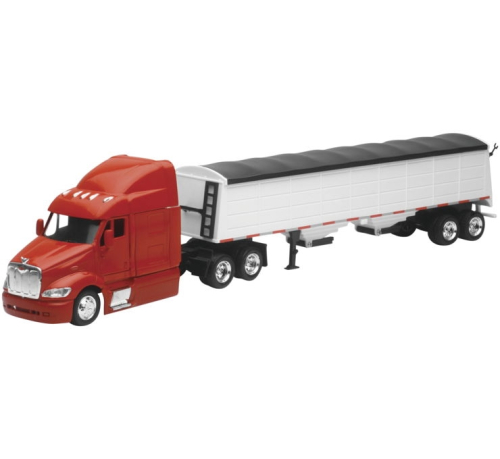 New Ray Toys - New Ray Toys 1:43 Long Hauler - Peterbilt 387 Grain Hauler - SS-15453A