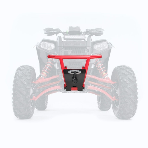 HMF Engineering - HMF Engineering HMF IQ Defender Front Bumper (Utility Style) - Red - 9347617866