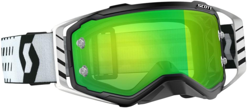 Scott USA - Scott USA Prospect Goggles - 268178-1007279 - Black/White / Green Chrome Works Lens - OSFM