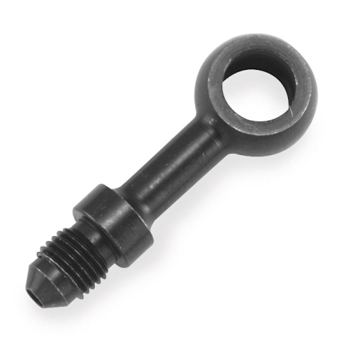 Goodridge - Goodridge Banjo Fitting - Straight 3/8in. - Black - 592-03BK