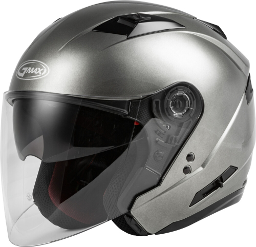 G-Max - G-Max OF-77 Solid Helmet - O1770475 - Titanium - Medium