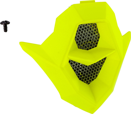 G-Max - G-Max Mouth Vent for MX-86 Revoke Helmets - Matte Hi-Vis Yellow - G086065