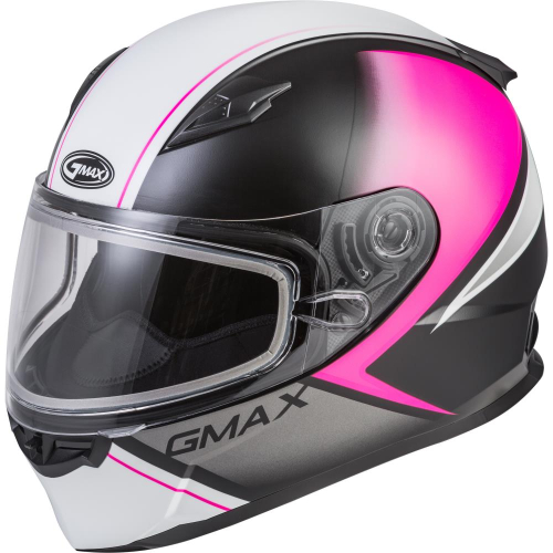 G-Max - G-Max GM49Y Hail Youth Helmet - G2492340 - Black/Pink/White - Small