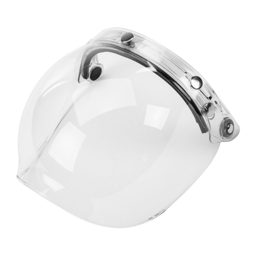 G-Max - G-Max Universal 3-Snap Flip-Up Bubble Shield - Clear - G002012