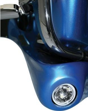 Motor Trike - Motor Trike Auxiliary Fog Lights for Trax Running Boards - MTEL-0379