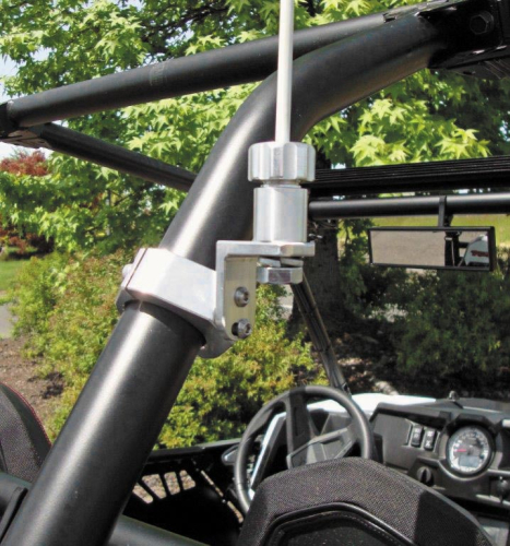 ModQuad - ModQuad 1-3/4in. Pillar Flag Mount - Polished - RZR-FLAG-AP