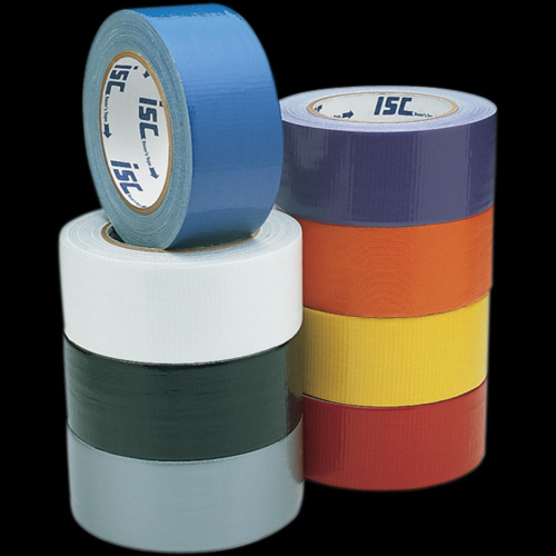 ISC Racers Tape - ISC Racers Tape Top-Grade Colored Duct Tape - 2in. x 180ft. - Black - RT3004