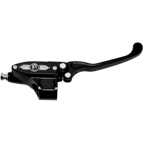 Performance Machine - Performance Machine 9/16in. Bore Hydraulic Brake Side Contour Billet Handlebar Control (Single Caliper) - Contrast Cut - 0062-2510-BM