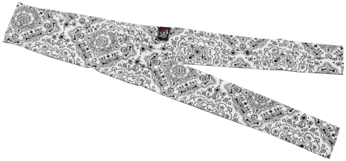 Zan Headgear - Zan Headgear Cooldanna - D102 - Paisley White - OSFM