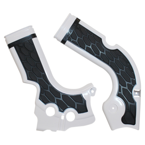 Acerbis - Acerbis X-Grip Frame Guards - White/Black - 2374241035