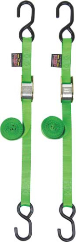 Powertye - Powertye 1in. Standard Tie-Downs - Kaw Green - 22265