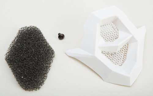 G-Max - G-Max Mouth Vent for MX-86 Helmets - Matte White - G086003