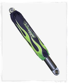 Shock-Pros - Shock-Pros Flame Shock Covers - Green - A107GRFL