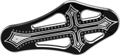 Precision Billet - Precision Billet Darkside Rider Billet Floorboards - Black - DRK-410-ALL-BLK