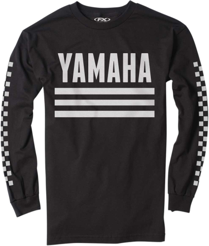Factory Effex - Factory Effex Yamaha Racer Long-Sleeve T-Shirt - 23-87212 - Black - Medium