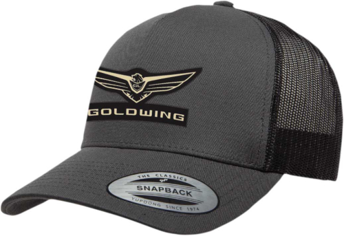 Factory Effex - Factory Effex Goldwing Rally Snapback Hat - 25-86804 - Black/Gray - OSFM