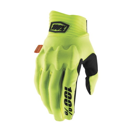 100% - 100% Cognito Gloves - 10014-00015 - Flo Yellow/Black - Small