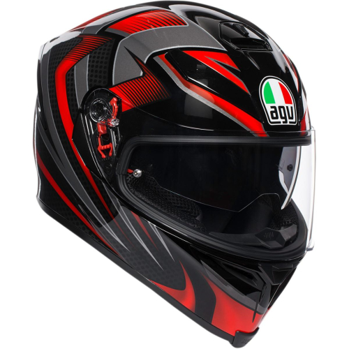 AGV - AGV K-5 S Hurricane 2.0 Helmet - 210041O2HY02405 - Hurricane Red - Small