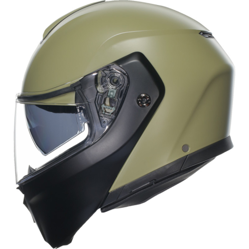 AGV - AGV StreetModular Solid Helmet - 2118296002010S - Mono Matte Pastello Green/Black - Small