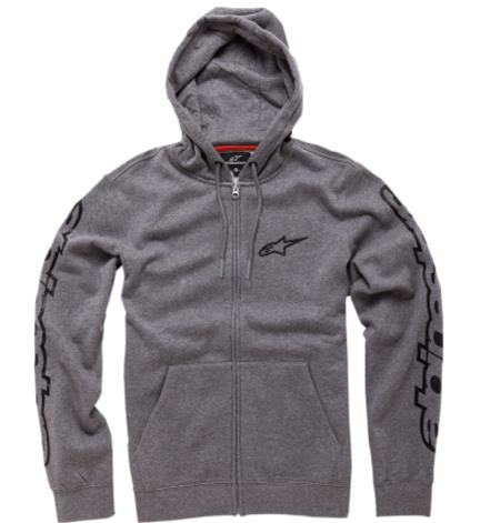 Alpinestars - Alpinestars Determine Fleece Hoody - 103653010111XL - Heather Gray - X-Large