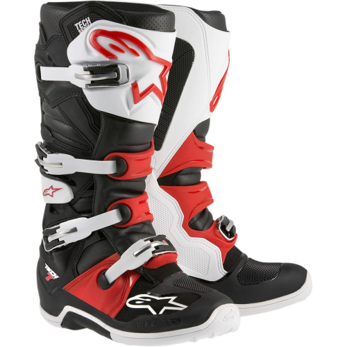Alpinestars - Alpinestars Tech 7 Boots - 2012014-123-15 - Black/Red/White - 15